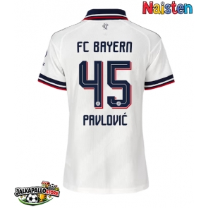 Bayern Munich Aleksandar Pavlovic #45 Vieraspaita Naisten 2026-27 Lyhythihainen